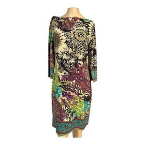 Boho Floral Paisley Dress – Beige by ECI – Size 4